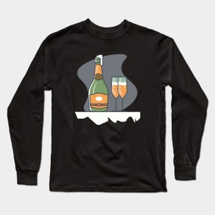 Champagne Long Sleeve T-Shirt